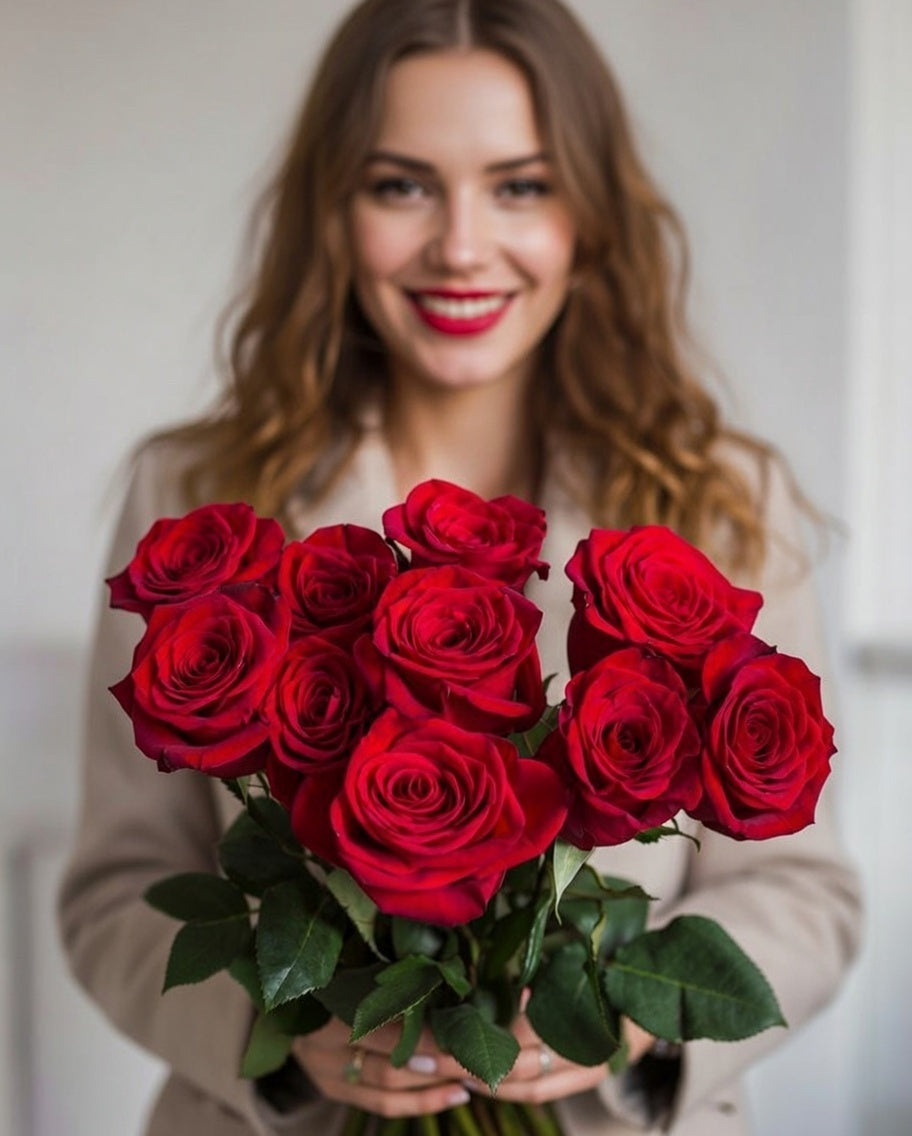 Wieczne Róże z Łodygą