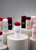 Mini flower boxy z wiecznymi różami