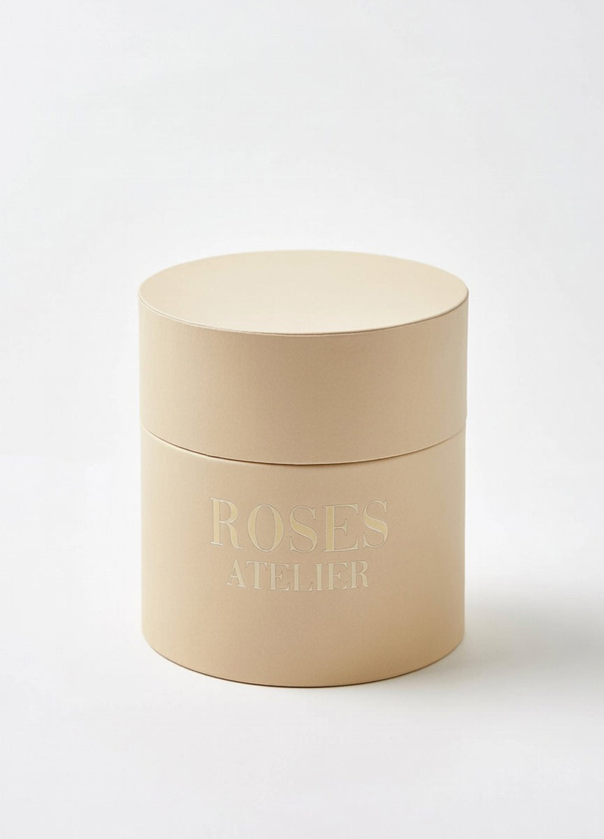 Średnie piaskowe pudełko - flower box - wieczne róże